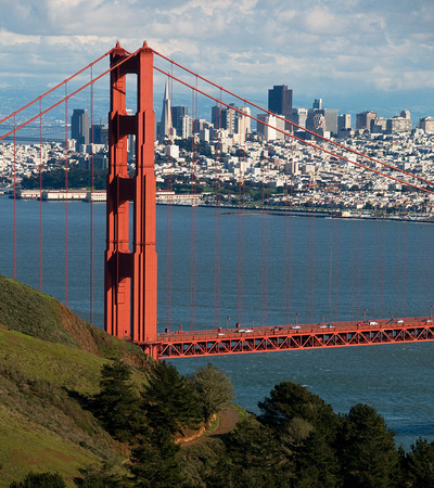 Golden Gate Bridge and San